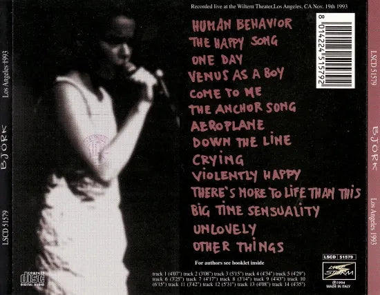 BJORK / LOS ANGELS 1993 (1CDR)