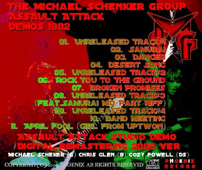 Michael Schenker Group / ASSAULT ATTACK DEMOS 1982 (1CDR)