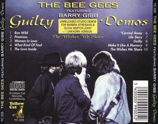 THE BEE GEES featuring BARRY GIBB / Guilty Demos reprint edition (1CDR)