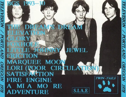 TELEVISION / PORTLAND OREGON 1978 (1CDR)