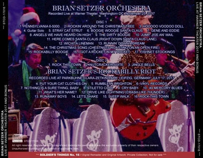 BRIAN SETZER ORCHESTRA / LIVE AT WARNER THEATER 2017 AND BONUS (2CDR)