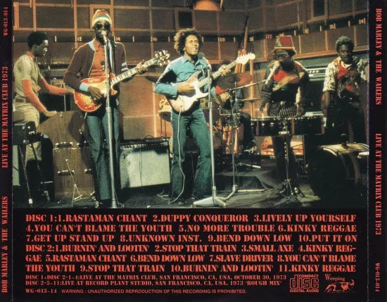 BOB MARLEY / LIVE AT THE MATRIX CLUB 1973 (2CDR)
