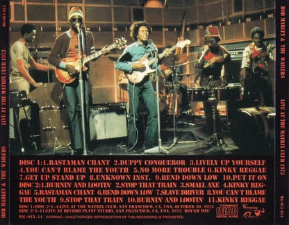 BOB MARLEY / LIVE AT THE MATRIX CLUB 1973 (2CDR)