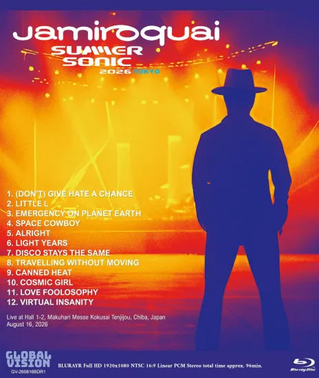 JAMIROQUAI / SUMMER SONIC 2026 TOKYO HD PRO-SHOT (1BDR)