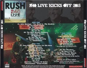 RUSH / R40 LIVE KICKS OFF 2015 (3CDR)