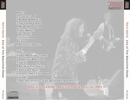 PATTI SMITH / LIVE AT THE BRIGHTON DOME (2CDR)