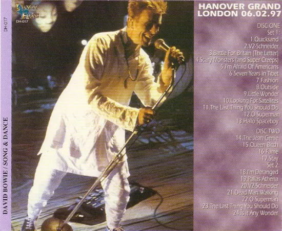 DAVID BOWIE / SONG & DANCE (2CD)