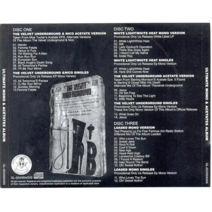 VELVET UNDERGROUND & NICO / ULTIMATE MONO & ACETATES ALBUM (3CD)