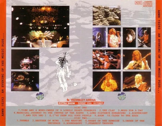 ANDERSON, BRUFORD, WAKEMAN, HOWE / AN EVENING OF TES MUSIC PLUS… (CD)