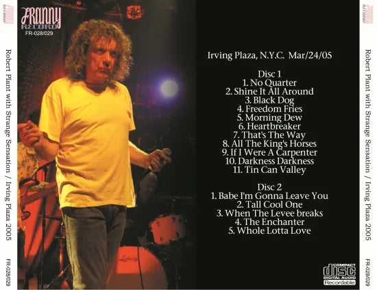 ROBERT PLANT / IRVING PLAZE 2005 (2CDR)
