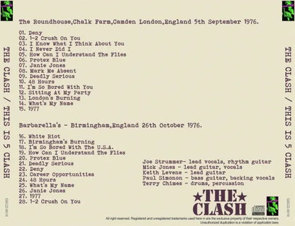 CLASH / THIS IS 5 CLASH (1CDR)