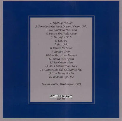 VAN HALEN / LIGT UP THE SKY (1CD)