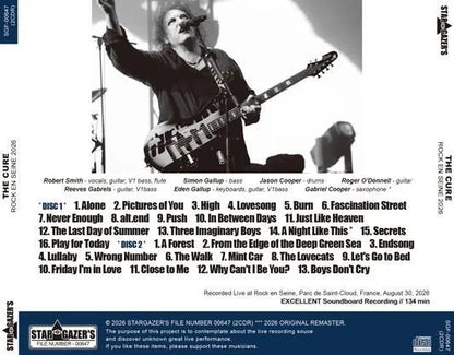 THE CURE / ROCK EN SEINE 2026 (2CDR)