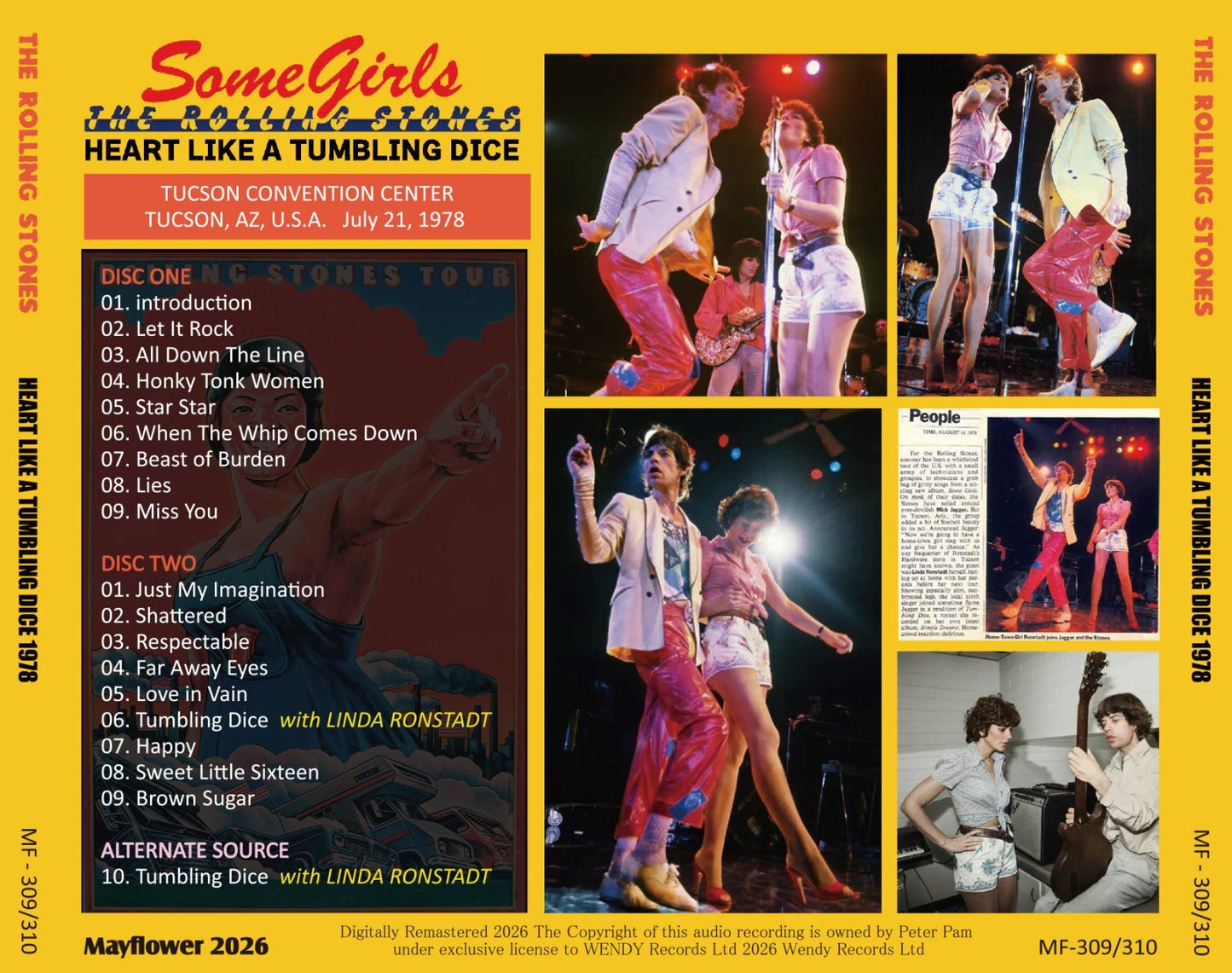 THE ROLLING STONES / 1978 HEART LIKE A TUMBLING DICE (2CD)