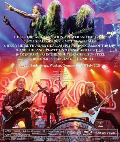 SAXON / WACKEN OPEN AIR 2026 PRO SHOT (1BDR)
