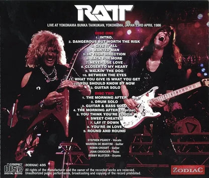 RATT / YOKOHAMA 1986 DIFINITIVE MASTER (2CD)