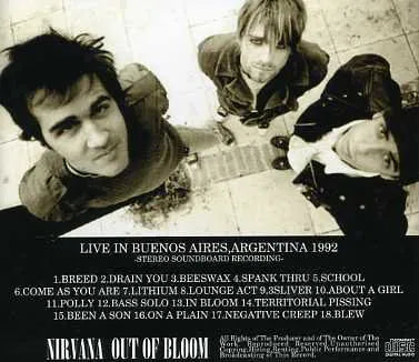 NIRVANA / OUT OF BLOOM (1CD)