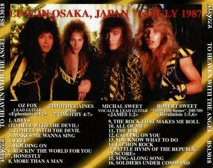 STRYPER / TO HEAVEN WITH THE ANGEL (1CDR)