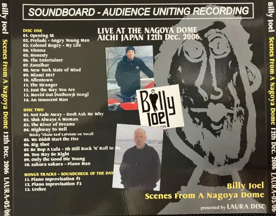 BILLY JOEL / NAGOYA DOME AICHI JAPAN 2006 (2CD)