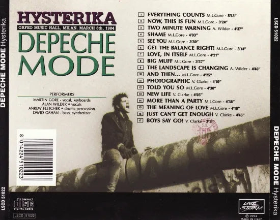 DEPECHE MODE / HYSTERICA (1CDR)