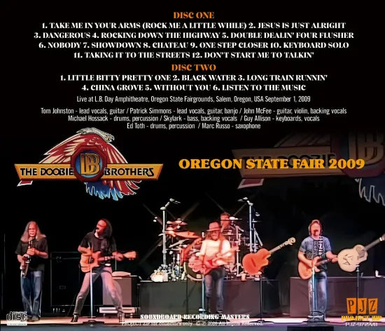 THE DOOBIE BROTHERS / OREGON STATE FAIR 2009 STEREO SOUNDBOARD (2CDR)