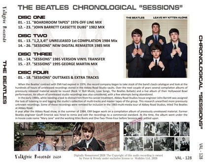THE BEATLES / CHRONOLOGICAL SESSIONS (4CD)