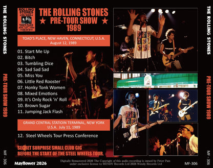 THE ROLLING STONES / 1989 PRE TOUR SHOW (1CD)