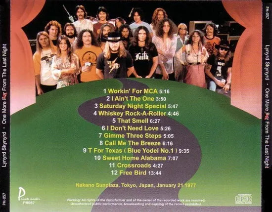 LYNYRD SKYNYRD / ONE MORE FROM THE LAST NIGHT (1CD)