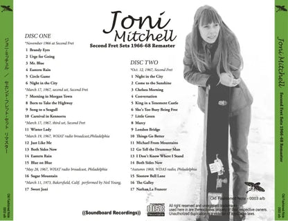JONI MITCHELL / SECOND FRET SET REMASTER (2CDR)