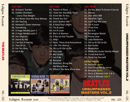 THE BEATLES / UNSURPASSED MASTERS VOL.2 (3CD)