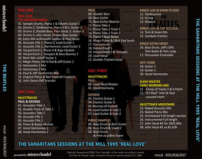 THE BEATLES / SAMARITANS SESSIONS AT THE MILL 1995 'REAL LOVE' (3CD)