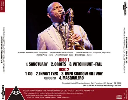 BRANFORD MARSALIS / WAYNE SHORTER LEGACY CELEBRATION 2019 (2CDR)
