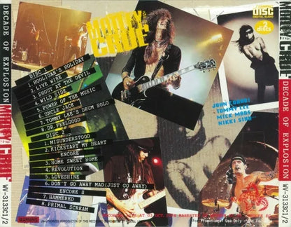MOTLEY CRUE / DECADE OF EXPLOSION (2CDR)