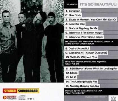 U2 / IT'S SO BEAUTIFUL!!  (1CD)