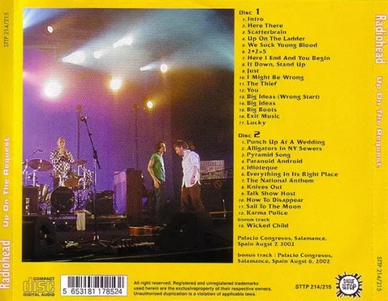 RADIOHEAD / UP ON THE REQUEST (2CD)