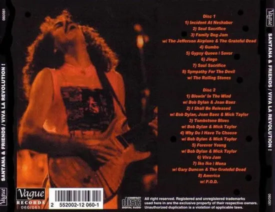 SANTANA & FRIENDS / VIVA LA REVOLUTION ! (2CD)
