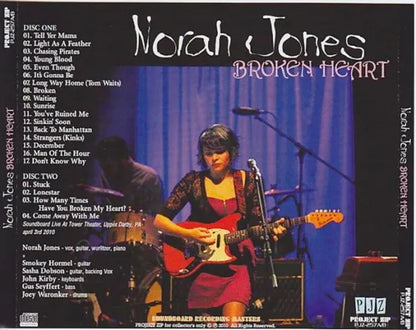 NORAH JONES / BROKEN HEART STEREO SOUNDBOARD (2CDR)