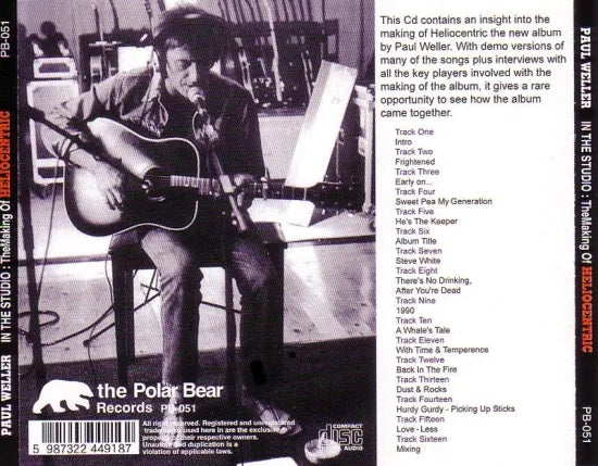 PAUL WELLER / IN THE STUDIO MAKING OF HELIOCENTRIC (1CD)