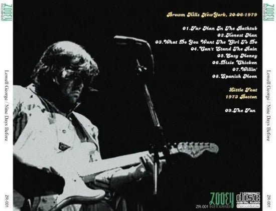 Lowell George / Nine Days Before (1CDR)