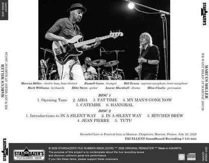 MARCUS MILLER / WE WANT MILES! AT MARCIAC 260728 (2CDR)