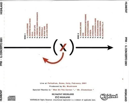 PFM / IL CONCERTO 2001 (2CD)
