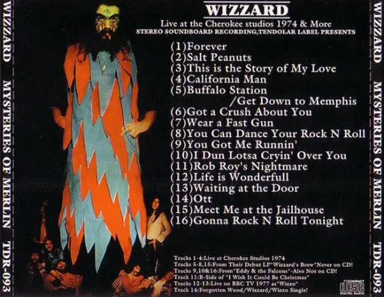 WIZZARD / MYSTERIES OF MERLIN (1CD)