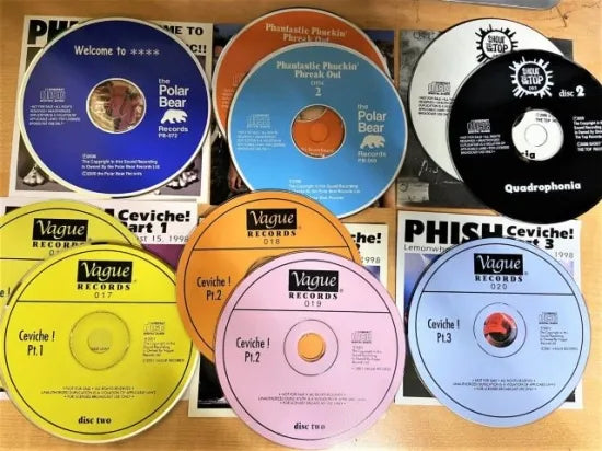 PHISH / LIVE ALBUMS (6 titles, 10 discs)