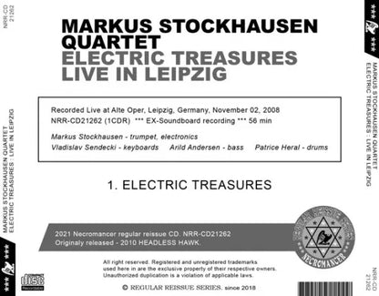 MARKUS STOCKHAUSEN QUARTET / ELECTRIC TREASURES LIVE IN LEIPZIG SOUNDBOARD (1CDR)