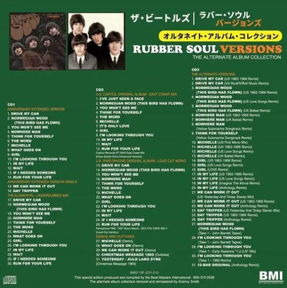 THE BEATLES / RUBBER SOUL VERSIONS ALTERNATE ALBUM COLLECTION (3CD)