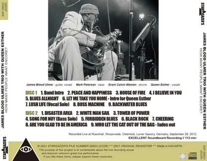 JAMES BLOOD ULMER TRIO WITH QUEEN ESTHER / HOW MANY PEOPLE WANT ENCORE? SOUNDBOARD (2CDR)