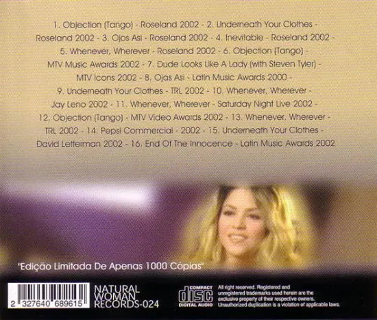 SHAKIRA / A MINA TEM SWING (1CD)
