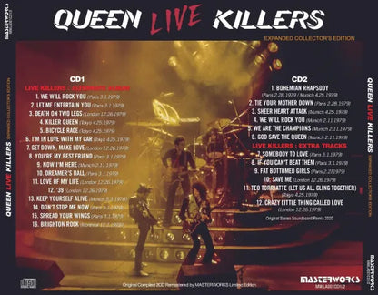 QUEEN / LIVE KILLERS EXPANDED COLLECTOR'S EDITION (2CD)