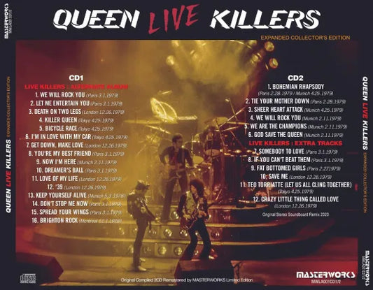 QUEEN / LIVE KILLERS EXPANDED COLLECTOR'S EDITION (2CD)