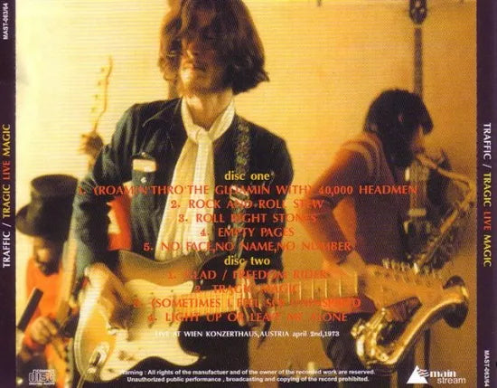 TRAFFIC / TRAGIC LIVE MAJIC (2CD)